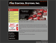 Tablet Screenshot of firecontrol.com